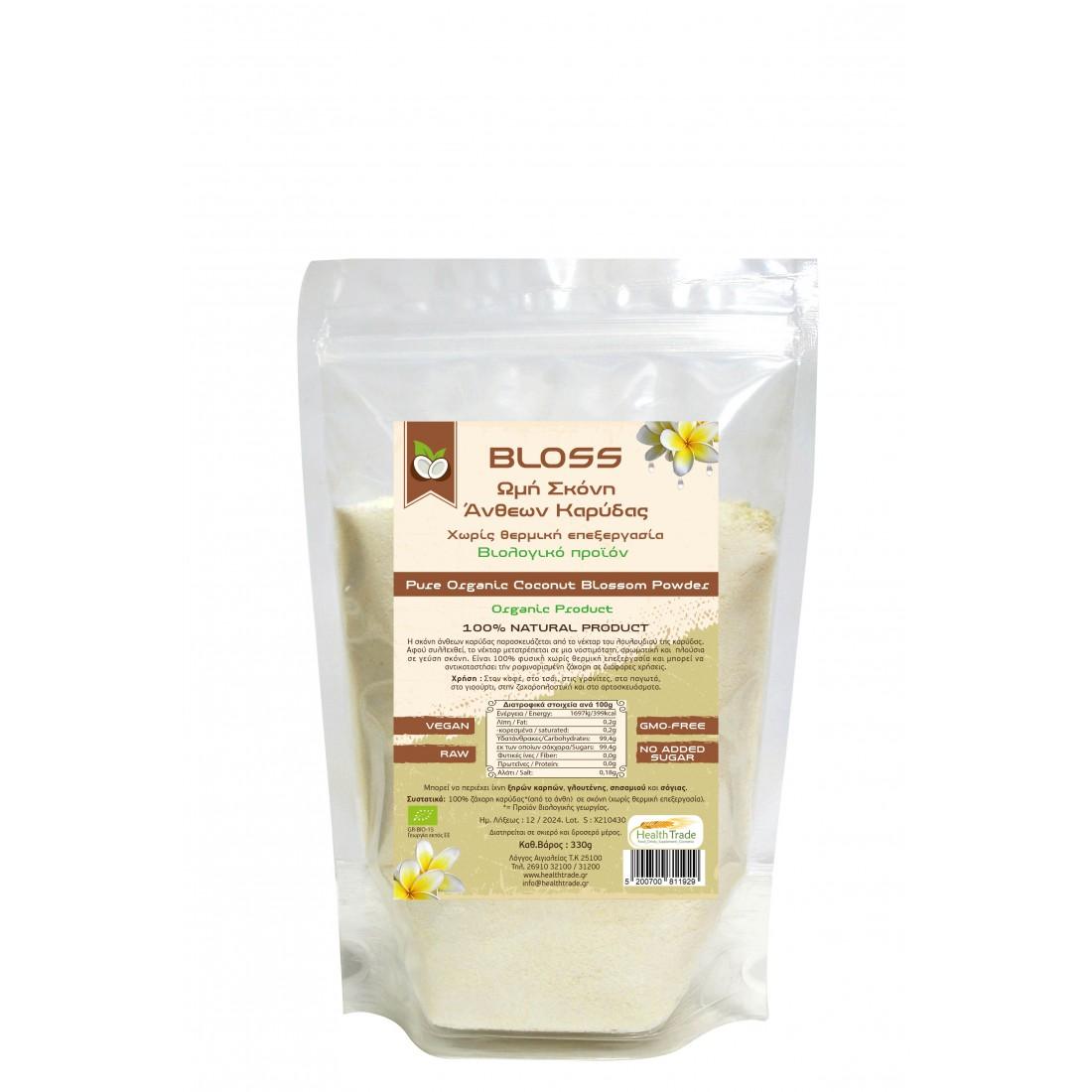 Bloss - Ωμή Σκόνη Από Άνθη Καρύδας 330gr Bio