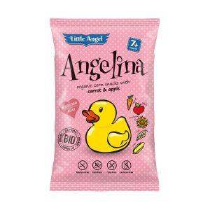 Γαριδάκι παπάκι Angelina με καρότο & μήλο 15g