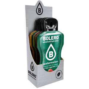 Πακέτο με διάφορες γεύσεις - Mix Bolero χυμός σε σκόνη για 500ml (x12)
