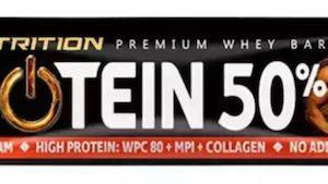 Whey Μπάρα Πρωτεΐνης 50% Cookie & Cream 40γρ Go On Nutrition