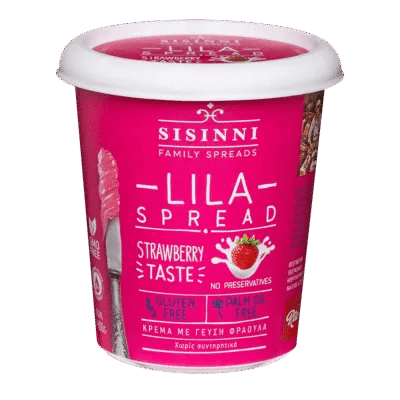 Κρέμα Φράουλα Lila 400g Sisinni