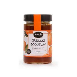 Άλειμμα Βερίκοκο Χωρίς Ζάχαρη με 100% Φρούτο 230g