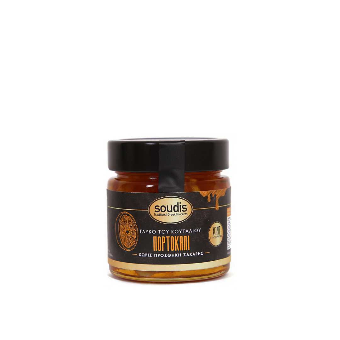 Γλυκό του Κουταλιού Πορτοκάλι Χωρίς Ζάχαρη 275g