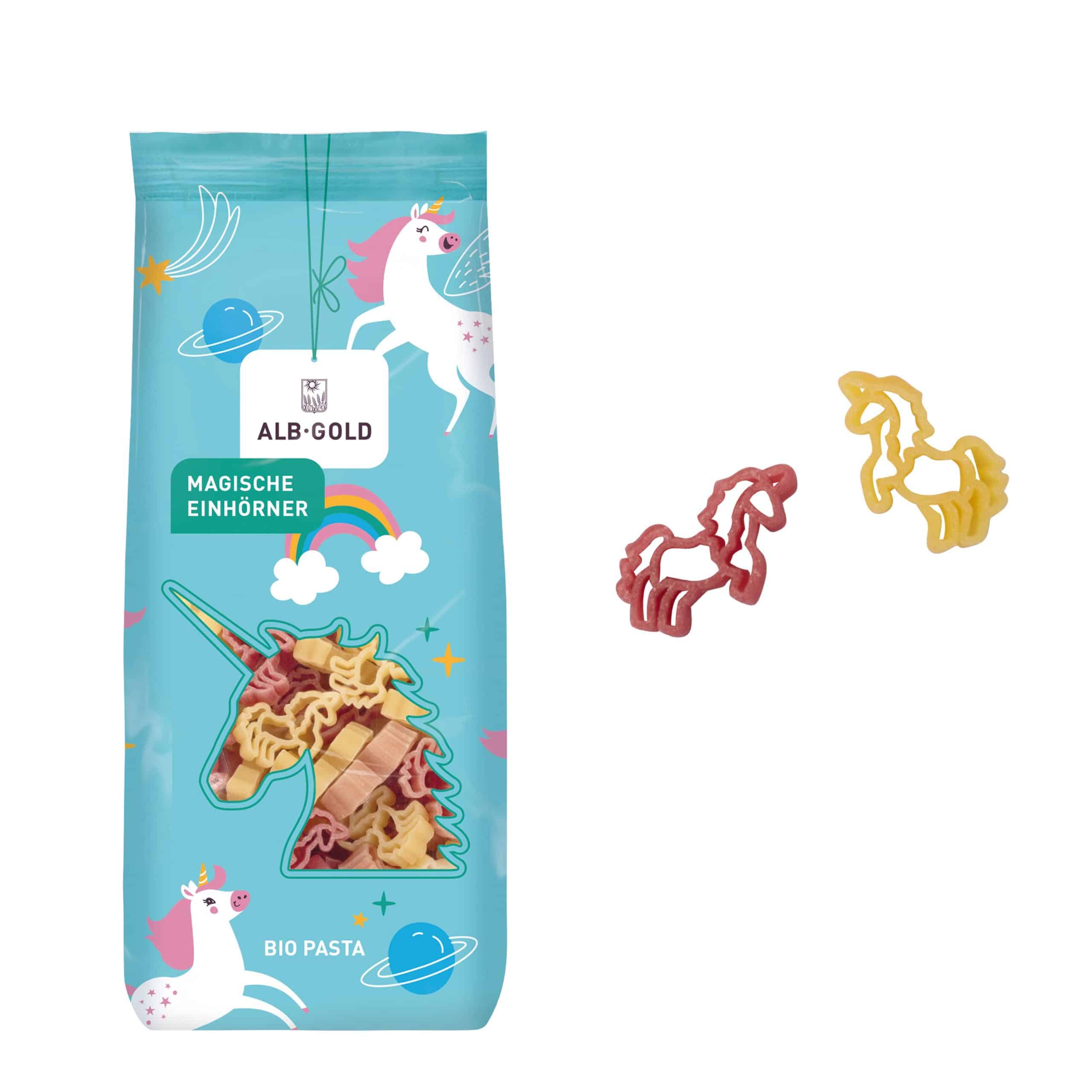 Βιολογικά Ζυμαρικά Σε Σχήμα Μαγικοί Μονόκεροι 250g